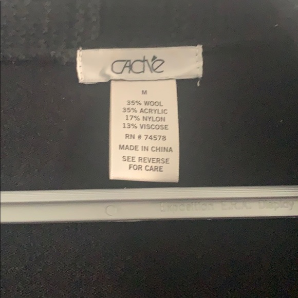 Cache Black Knitted Sweater - size medium - Picture 4 of 4